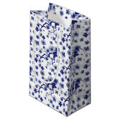 Orientalisches Kirschblüte-Niederlassungs-Muster Kleine Geschenktüte (Vorderseite Schrägansicht)