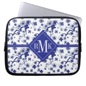 Orientalisches Kirschblüte Niederlassungs-Muster Laptopschutzhülle (Vorderseite)
