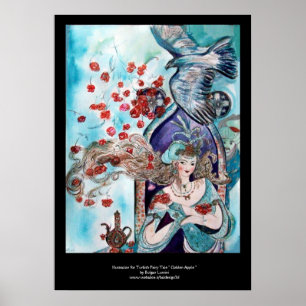 ORIENTALISCHES MÄRCHEN / PRINZESSIN,ROTE ROSEN UND POSTER