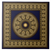 Orientalisches Mosaik gerahmt Mandala Fliese (Vorderseite)