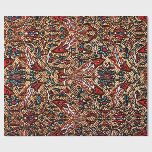 Orientalisches Muster Geschenkpapier (Flach)