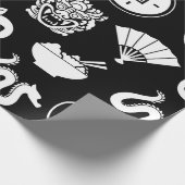 Orientalisches Muster Geschenkpapier (Ecke)