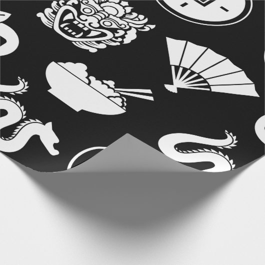 Orientalisches Muster Geschenkpapier (Ecke)