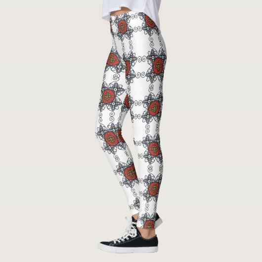 orientalisches Muster Leggings (Links)