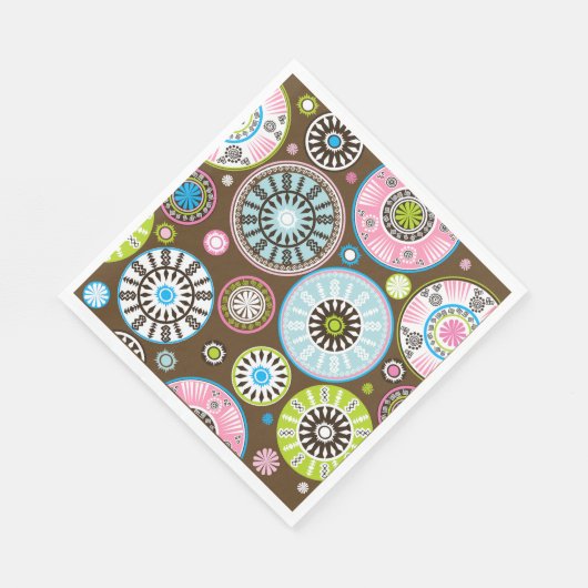 Orientalisches Muster Papier Napkins Serviette (Ecke)