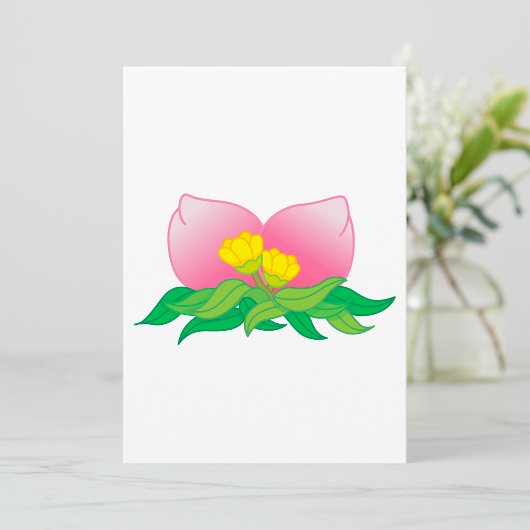 Orientalisches Obst und Blume Einladung