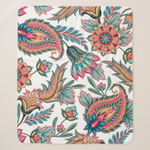 Orientalisches Paisley: Nahtloses vintageflorales  Sherpadecke