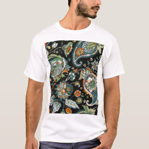 Orientalisches Paisley: traditionelles türkisches T-Shirt
