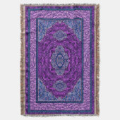 Orientalisches persisches Lila Decke (Vorderseite Vertikal)