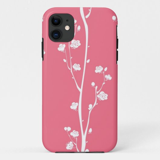 Orientalisches Pflaumenblütenmuster Case-Mate iPhone Hülle (Rückseite)