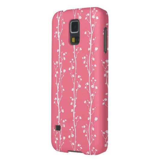 Orientalisches Pflaumenblütenmuster Case-Mate Samsung Galaxy Hülle (Rückseite Links)