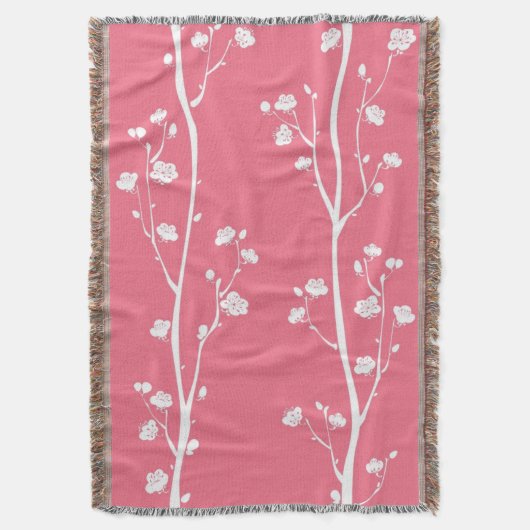 Orientalisches Pflaumenblütenmuster Decke (Vorderseite Vertikal)