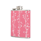 Orientalisches Pflaumenblütenmuster Flachmann (Links)