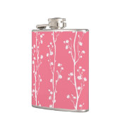 Orientalisches Pflaumenblütenmuster Flachmann (Links)