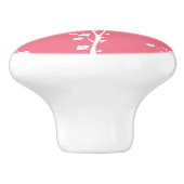 Orientalisches Pflaumenblütenmuster Keramikknauf (Seitenansicht)