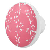 Orientalisches Pflaumenblütenmuster Keramikknauf (Rechts)