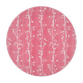 Orientalisches Pflaumenblütenmuster Schneidebrett (Vorderseite)