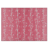 Orientalisches Pflaumenblütenmuster Schneidebrett (Vorderseite)