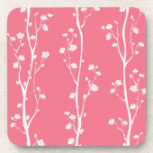 Orientalisches Pflaumenblütenmuster Untersetzer (Vorderseite)