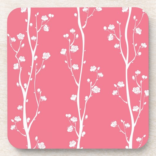 Orientalisches Pflaumenblütenmuster Untersetzer (Vorderseite)