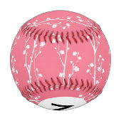 Orientalisches Pflaumenmuster Baseball (Rückseite)