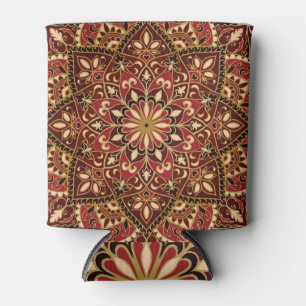 Orientalisches Rot: Vintager Blumenteppich Dosenkühler