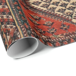 Orientalisches Rotläufer-Muster Geschenkpapier