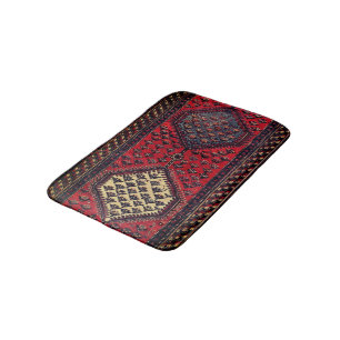 Orientalisches Rotrunnmuster Nr. 2 Badematte
