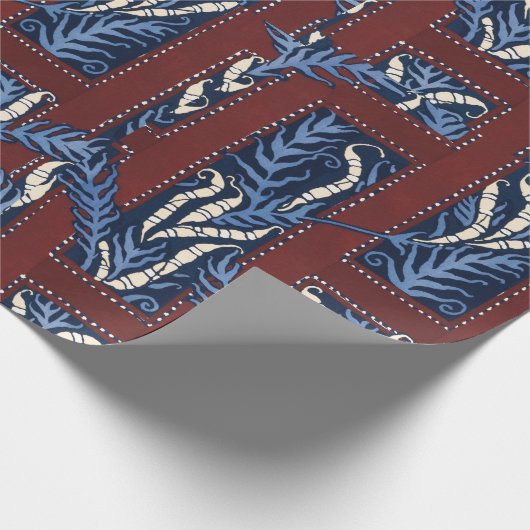 Orientalisches Samarkande Wrapping Paper Geschenkpapier (Ecke)