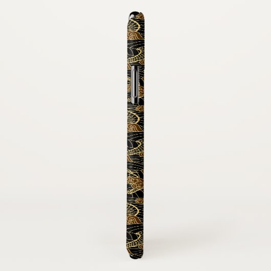 Orientalisches Seedrache-Muster Case-Mate iPhone Hülle (Hinten/Rechts)