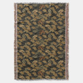 Orientalisches Seedrache-Muster Decke (Vorderseite Vertikal)