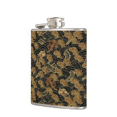 Orientalisches Seedrache-Muster Flachmann (Links)
