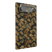 Orientalisches Seedrache-Muster Mini Klemmbrett (Schrägansicht)