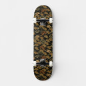 Orientalisches Seedrache-Muster Skateboard (Vorderseite)