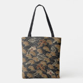 Orientalisches Seedrache-Muster Tasche (Rückseite)