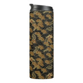 Orientalisches Seedrache-Muster Thermosbecher (Nach rechts gedreht)