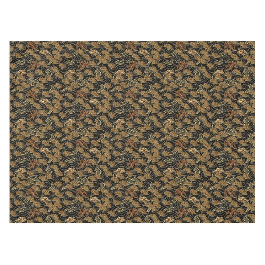 Orientalisches Seedrache-Muster Tischdecke (Vorderseite (Horizontal))