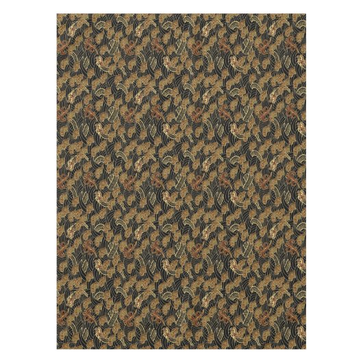 Orientalisches Seedrache-Muster Tischdecke (Vorderseite)