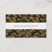 Orientalisches Seedrache-Muster Visitenkarte (Rückseite)