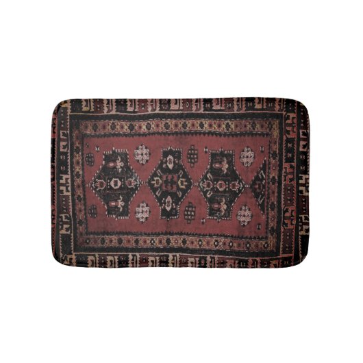 Orientalisches Stammes- Muster des Schmutzes Badematte (Vorderseite)