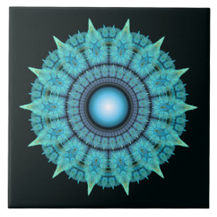 Orientalisches Strahlungsmuster Fliese