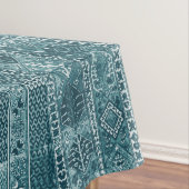 Orientalisches Teppichdesign in Blau Tischdecke (Beispiel)
