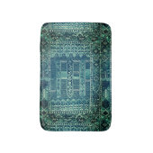Orientalisches Teppichdesign in der Blues Badematte (Vorderseite Vertikal)