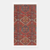 Orientalisches Teppichdesign in dunkelrot 5 Serviette (Vorderseite)