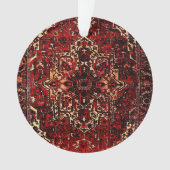 Orientalisches Teppichdesign in dunkelrot Ornament (Vorderseite)
