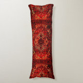 Orientalisches Teppichdesign in dunkelrot Seitenschläferkissen (Vorderseite Vertikal)