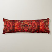 Orientalisches Teppichdesign in dunkelrot Seitenschläferkissen (Vorderseite)