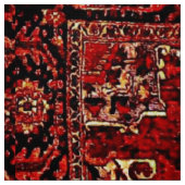 Orientalisches Teppichdesign in dunkelrot Stoff (Muster)