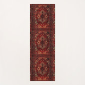 Orientalisches Teppichdesign in dunkelrot Yogamatte (Vorderseite)
