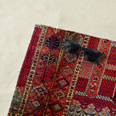 Orientalisches Teppichdesign in Orangen Strandtuch (Beispiel)